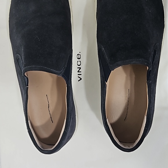 Vince Warwick Suede Sneakers Size 10 - Picture 10 of 12